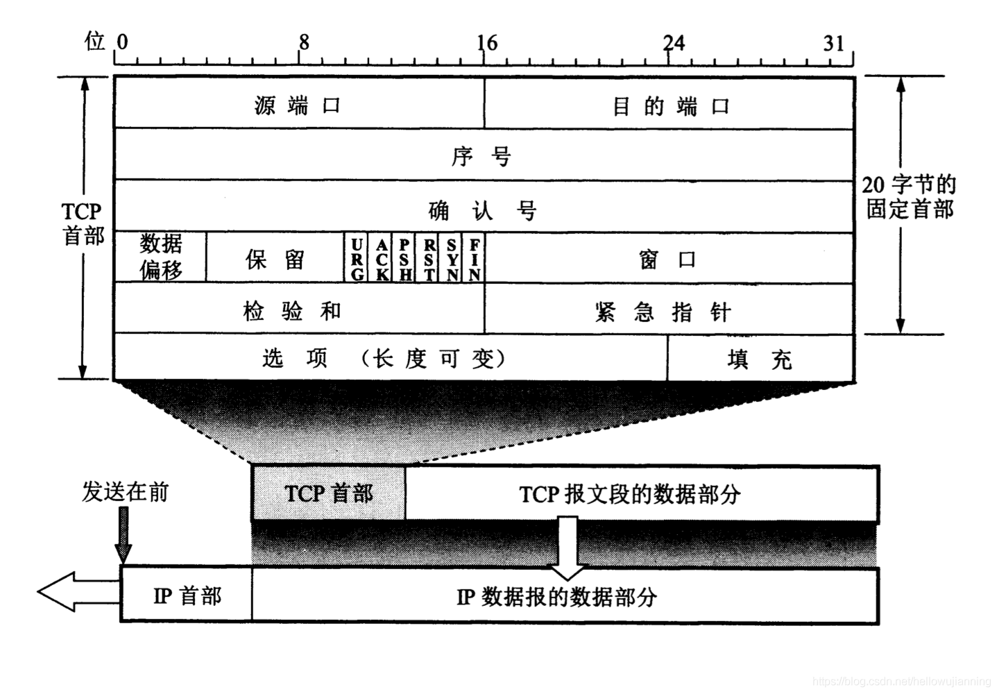 tcp协议首部